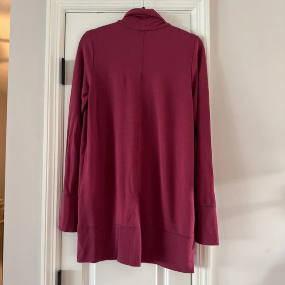 Quince French Terry Modal Cardigan Rose Pink - Size Large Soft Lightweight Layer - Picture 9 of 9